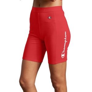 Champion Everyday Bike Shorts Vertical Logo